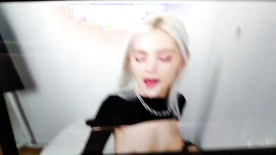 Big Cock Jerks Off With Porn Actress Eva Elfie Sucking Cock.Glory hole