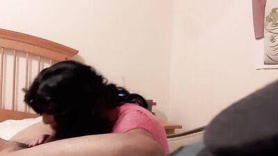 THUG COMES OVER FOR SOME ACTION