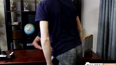 FamilyCreep - Silverdaddy Principal Fucks Cute Jock Student Hard