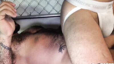 BAREBACKTHATHOLE Josh Stone Rides Hairy Hunk Alessio Romero