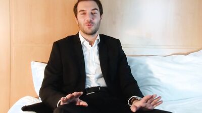 My banker made a gay porn but he is straight guy!!