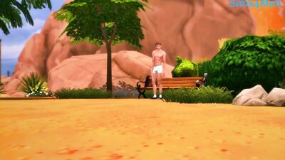 Twink's first sex party - SIMS 4