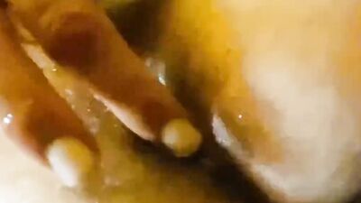 Horny and high- finger fucking my ass until orgasm