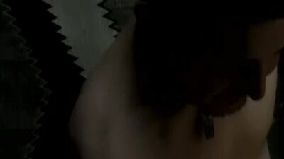 Adorable hairy stud Wyatt Blaze masturbates solo and cums