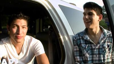 PAPI - Once They Go In The Bedroom, Bradley Wood Pulls Amelio Ruiz's DIck & Begins Deepthroating It