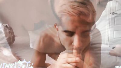 TWINKPOP - Alex Montenegro Cums With His Stepbro Thyle Knoxx's Cock In His Ass, Then Takes A Facial