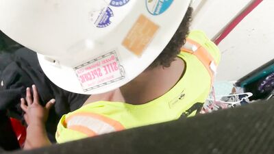 Good nutt in my hiviz safety gear and hard hat