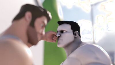 SodomySquad - Gay Superhero Alpha Saves Vulnerable Twink, Shoves His Hunk Cock Into Ass