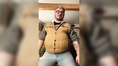 First POV: bloated country boyfriend comes home from a night with the boys