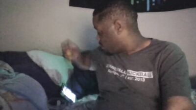 Jerking off while my friend watches anime.That first nut was like a firework???????? it suppressed me????