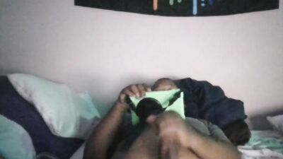 Jerking off while my friend watches anime.That first nut was like a firework???????? it suppressed me????