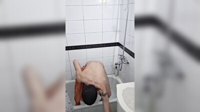 Hot Guy Take a shower with his Dick Hard