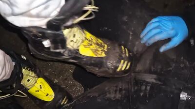 Haix, Strauss Gear, cock crushing, jerking off