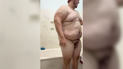 Hippy Chub Bear Daddy Bathing and Bating