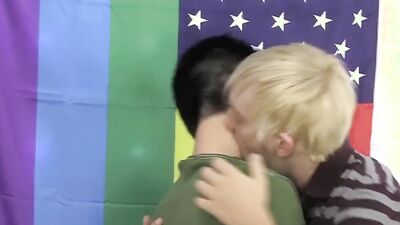Adorable twinks Alonzo Phoenix and Andy Kay anal breed hard