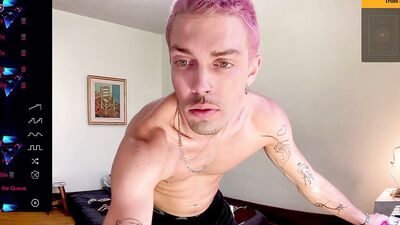 dreamy jock smooth toned chilling with you POV in gear and stroking his beautiful uncut cock