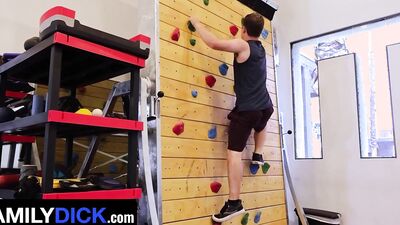 Gym Pervert Convinces A Whole Family To Fuck Him In The Ass - FamilyDick