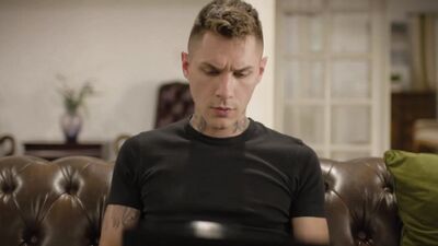 My stepfather undresses in front of me and he has a very big cock