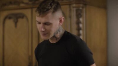 My stepfather undresses in front of me and he has a very big cock