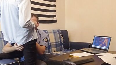 fucking at the police station