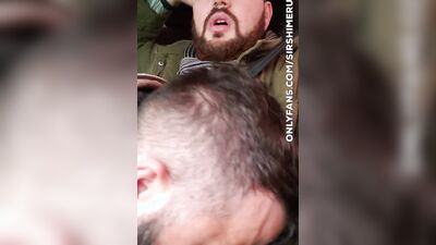 Sucking in the car. Fucking at home. Both came inside each other, Cum dripping out