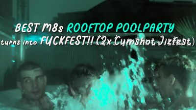 Jacuzzi party on the roof