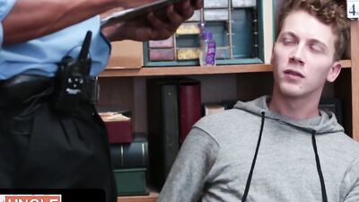 Thief Gets Fucked By Cock