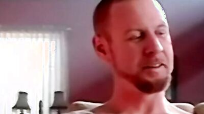 Macho amateur helps his buddy out during masturbation