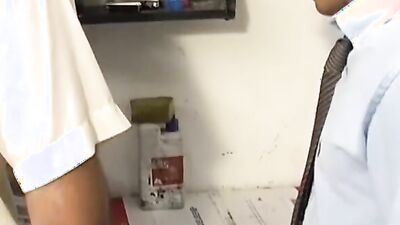 Three naughty Euro dudes butt banging with passion