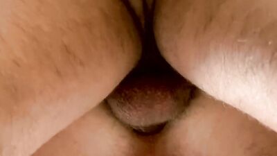 A passionate anal session between pale cutie and hung stud