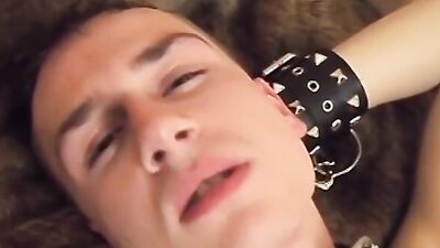 Young gay cocktease Ricky jerking off and cumshot