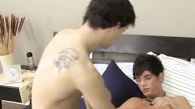 Adorable twinks Andy Kay and Tyson Corrigan anal breed hard