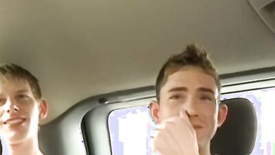Amateur ks picked up and they drive somewhere to bang
