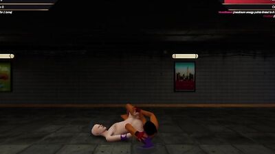 Masked Twink vs Brock- NakedFighter3D Gameplay