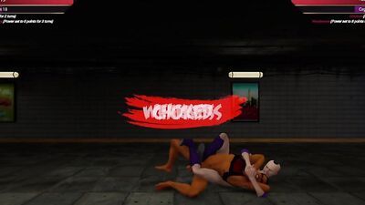 Masked Twink vs Brock- NakedFighter3D Gameplay