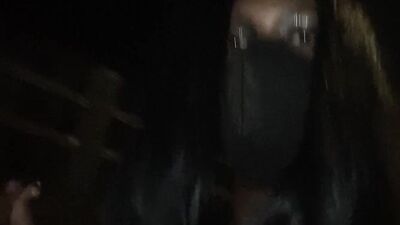 Gothic femboy unloads ectoplasm
