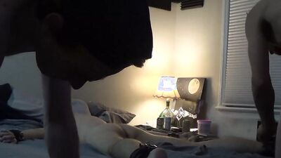 Random bisexual guy cheats on his girl to have a 3 way