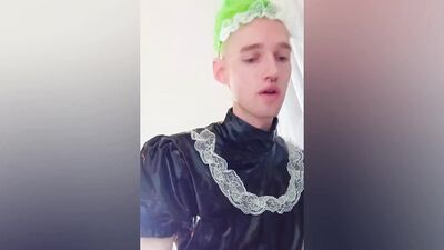 ???? Caged Sissy Exhib Coffee - Locktober Cage Check Day 21