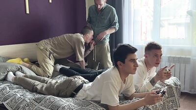 daddy fucked sweet twinks