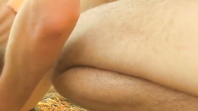 Young homo pleasures lovers tight ass with beads and dildo
