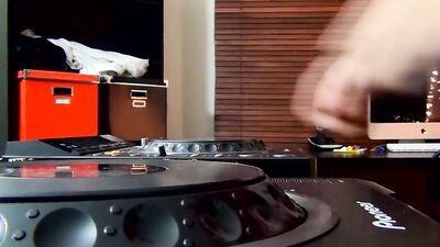 After playing young Andy Kay relaxes with masturbation