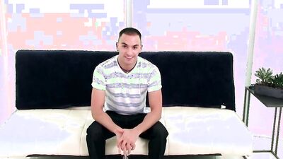 HD - GayCastings Tyson gets a cum shower from the casting agent