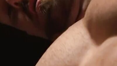 Muscular hunk Mitch Vaughn masturbates big cock and cums