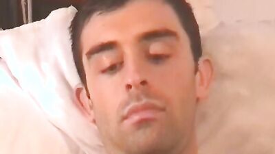 Luis Nice innocent straight guy serviced his cock by us.