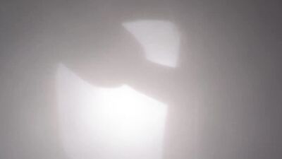 Silhouette-Masturbation