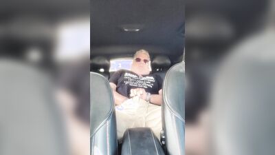 Car masturbation in public parking lot