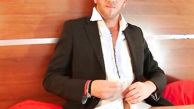 To get a contract, he had no choice to let him gets wanked!
