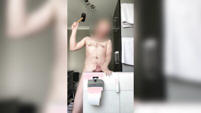 Hard Ballbusting On 40+ Days Denied Balls With A Mallet