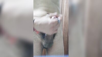YOUNG MAN CUMSHOT IN MOTHER-IN-LAW'S BATHROOM