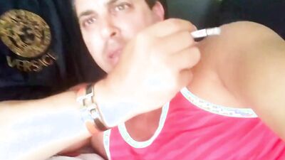 Tricked Cory Bernstein CorytheModel to Masturbate Big Cock, Finger Big Ass, and Eat Cum in Leaked Male Celebrity Role Play Sexta